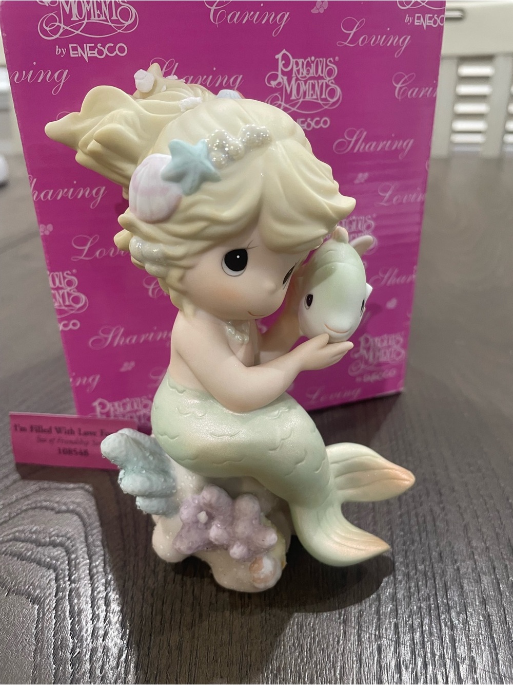 Precious Moments Mermaid Figurine “ i’m filled with love for you”